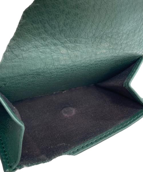 BALENCIAGA（バレンシアガ）BALENCIAGA (バレンシアガ) 3つ折りコンパクトウォレット グリーン サイズ:-の古着・服飾アイテム
