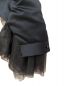中古・古着 noir kei ninomiya (ノワール ケイ ニノミヤ) チュール切替レイヤードトップ ブラック サイズ:XS：35000円