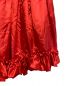 中古・古着 COMME des GARCONS GIRL (コムデギャルソンガール) Ruffle design satin pants（フリルデザインサテンパンツ） レッド サイズ:S：30000円