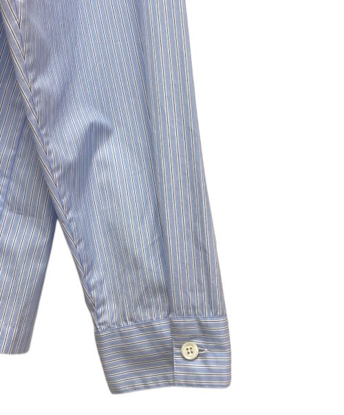 PRADA（プラダ）PRADA (プラダ) Striped shirt（ストライプシャツ） ブルー サイズ:Lの古着・服飾アイテム