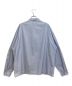 PRADA (プラダ) Striped shirt（ストライプシャツ） ブルー サイズ:L：70000円
