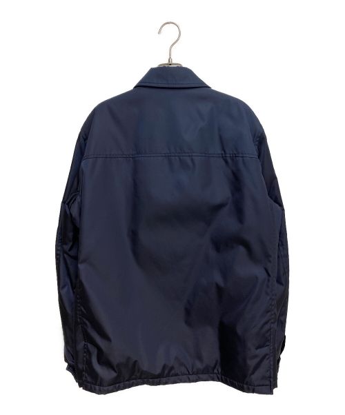 PRADA（プラダ）PRADA (プラダ) ナイロンジップジャケット ネイビー サイズ:52の古着・服飾アイテム
