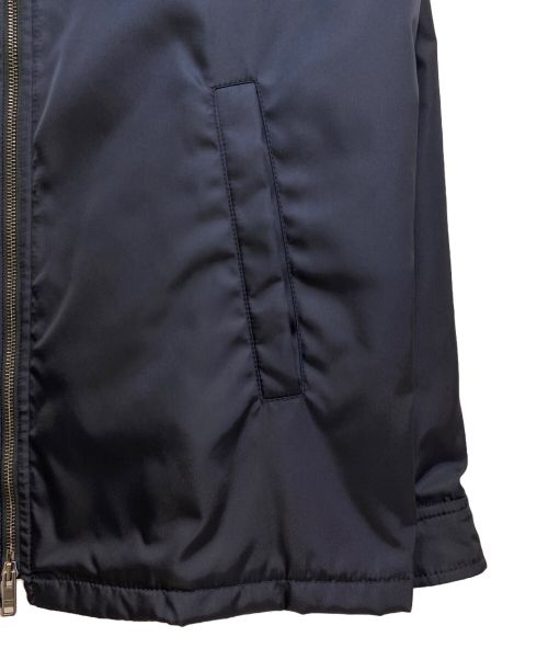 PRADA（プラダ）PRADA (プラダ) ナイロンジップジャケット ネイビー サイズ:52の古着・服飾アイテム