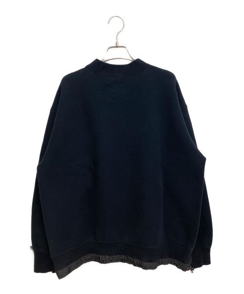 sacai（サカイ）sacai (サカイ) 23AW Sponge Sweat Pullover（スポンジスウェットプルオーバー） ネイビー サイズ:4の古着・服飾アイテム