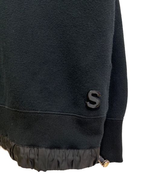 sacai（サカイ）sacai (サカイ) 23AW Sponge Sweat Pullover（スポンジスウェットプルオーバー） ネイビー サイズ:4の古着・服飾アイテム