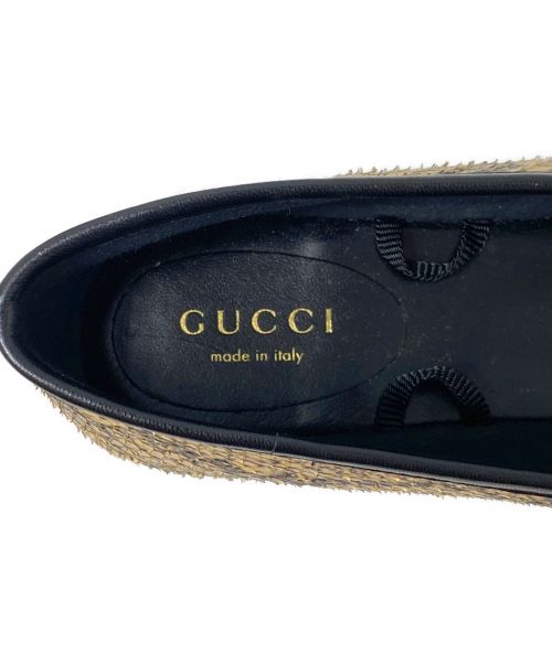 GUCCI（グッチ）GUCCI (グッチ) Python ballet flat (パイソン バレエ フラット) ベージュ サイズ:37の古着・服飾アイテム