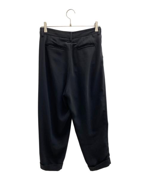 MM6 Maison Margiela（エムエムシックスメゾンマルジェラ）MM6 Maison Margiela (エムエムシックスメゾンマルジェラ) スラックス ブラック サイズ:38の古着・服飾アイテム