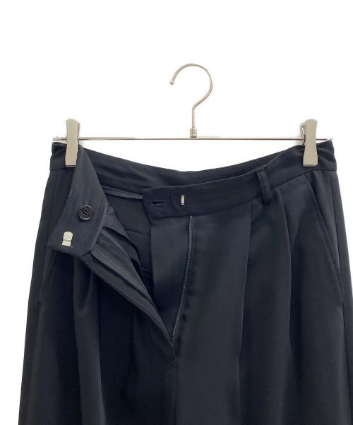 MM6 Maison Margiela（エムエムシックスメゾンマルジェラ）MM6 Maison Margiela (エムエムシックスメゾンマルジェラ) スラックス ブラック サイズ:38の古着・服飾アイテム