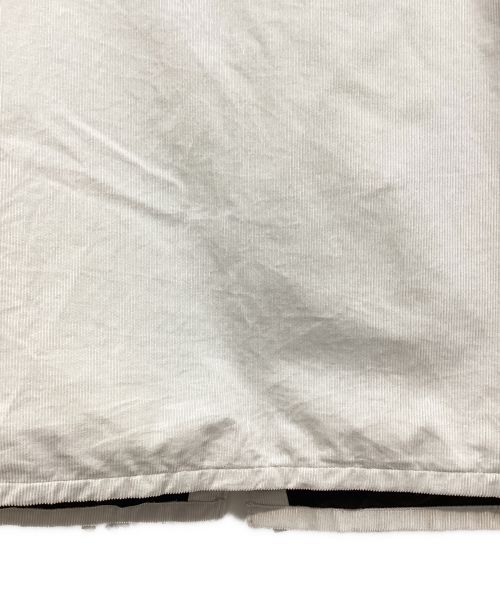 PRADA（プラダ）PRADA (プラダ) Pinwale corduroy overshirt (ピンウェール コードュロイ オーバーシャツ) グレー サイズ:Mの古着・服飾アイテム