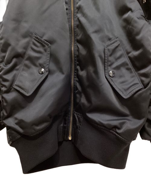 BALENCIAGA（バレンシアガ）BALENCIAGA (バレンシアガ) 17SS Reversible Bomber Jacket（リバーシブルボンバージャケット） ブラック サイズ:36の古着・服飾アイテム