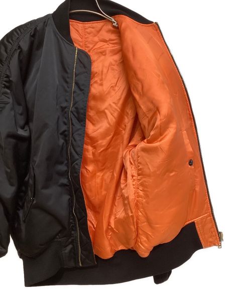 BALENCIAGA（バレンシアガ）BALENCIAGA (バレンシアガ) 17SS Reversible Bomber Jacket（リバーシブルボンバージャケット） ブラック サイズ:36の古着・服飾アイテム