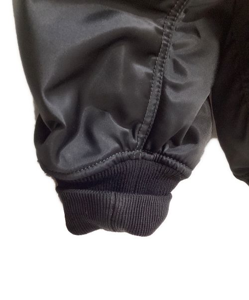 BALENCIAGA（バレンシアガ）BALENCIAGA (バレンシアガ) 17SS Reversible Bomber Jacket（リバーシブルボンバージャケット） ブラック サイズ:36の古着・服飾アイテム