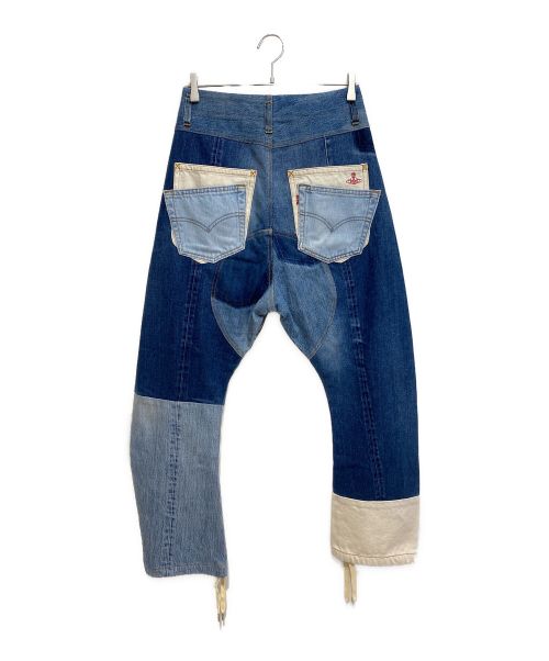 Vivienne Westwood RED LABEL（ヴィヴィアンウエストウッドレッドレーベル）Vivienne Westwood RED LABEL (ヴィヴィアンウエストウッドレッドレーベル) LEVI'S (リーバイス) BANANA JEANS (バナナジーンズ) ブルー サイズ:02の古着・服飾アイテム