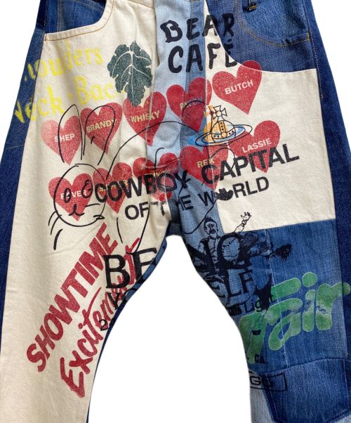 Vivienne Westwood RED LABEL（ヴィヴィアンウエストウッドレッドレーベル）Vivienne Westwood RED LABEL (ヴィヴィアンウエストウッドレッドレーベル) LEVI'S (リーバイス) BANANA JEANS (バナナジーンズ) ブルー サイズ:02の古着・服飾アイテム
