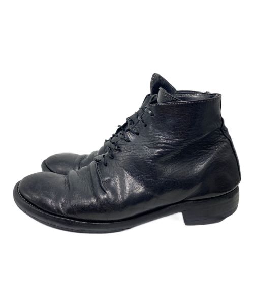 GUIDI（グイディ）GUIDI (グイディ) HORSE LEATHER BOOTS(ホースレザーシューズ) ブラック サイズ:42の古着・服飾アイテム