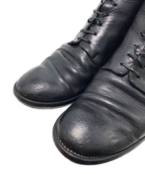 GUIDI（グイディ）GUIDI (グイディ) HORSE LEATHER BOOTS(ホースレザーシューズ) ブラック サイズ:42の古着・服飾アイテム