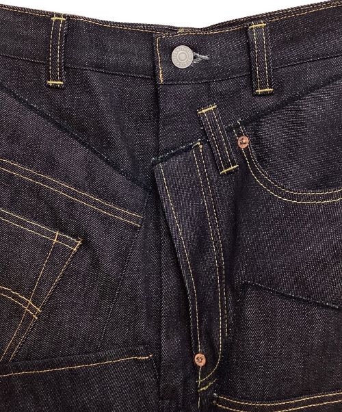 COMME des GARCONS JUNYA WATANABE MAN（コム デ ギャルソン ジュンヤ ワタナベ マン）COMME des GARCONS JUNYA WATANABE MAN LEVI'S Cotton Selvedge Denim Levi's W Name Indigo(コットンセルビッチデニム Levi's Wネーム インディゴ)の古着・服飾アイテム