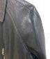 中古・古着 PRADA (プラダ) Black leather jacket（ブラックレザージャケット） ブラック サイズ:46：380000円