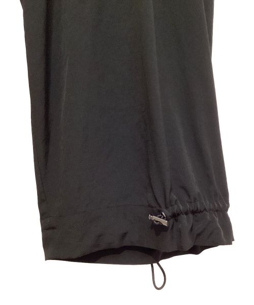 GROUND Y（グラウンドワイ）GROUND Y (グラウンドワイ) 24SS POLYESTER/TRIACETATE CREPE de CHINE BALLOON PANTS (ポリエステル/トリアセテートクレープデシンバルーンパンツ) ブラック サイズ:3の古着・服飾アイテム