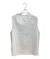 PRADA (プラダ) 23SS Belted leather pullover vest (ベルテッドレザープルオーバーベスト) ホワイト サイズ:46：110000円