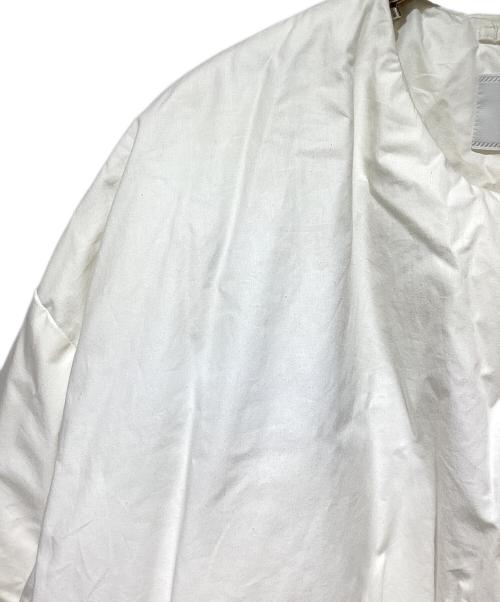 PRADA（プラダ）PRADA (プラダ) Cropped Cotton Down Blouson（クロップドコットンダウンブルゾン） ホワイト サイズ:XLの古着・服飾アイテム
