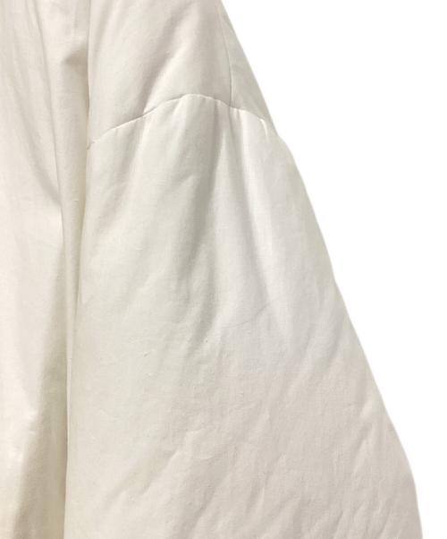 PRADA（プラダ）PRADA (プラダ) Cropped Cotton Down Blouson（クロップドコットンダウンブルゾン） ホワイト サイズ:XLの古着・服飾アイテム