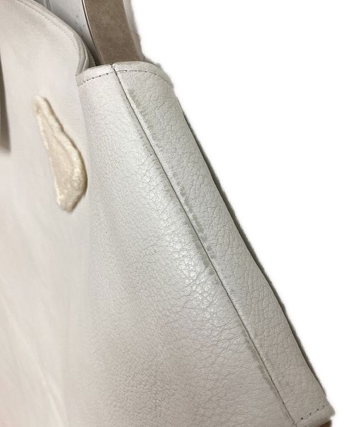 PRADA（プラダ）PRADA (プラダ) 23SS Belted leather pullover vest (ベルテッドレザープルオーバーベスト) ホワイト サイズ:44の古着・服飾アイテム