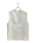 PRADA (プラダ) 23SS Belted leather pullover vest (ベルテッドレザープルオーバーベスト) ホワイト サイズ:44：95000円