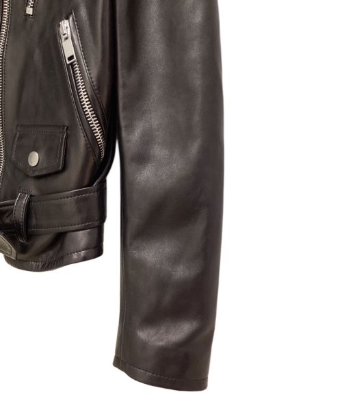 Saint Laurent Paris（サンローランパリ）Saint Laurent Paris (サンローランパリ) Classic Motorcycle Jacket（クラシックモーターサイクルジャケット） ブラック サイズ:38の古着・服飾アイテム