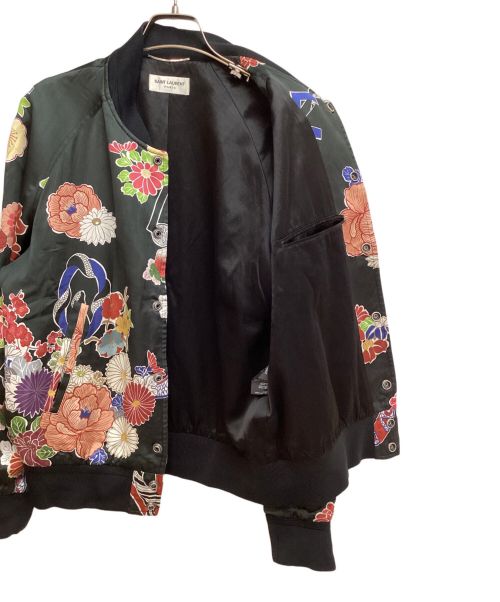 Saint Laurent Paris（サンローランパリ）Saint Laurent Paris (サンローランパリ) LOVE JACKET（ラブジャケット） ブラック サイズ:46の古着・服飾アイテム
