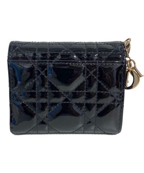 Christian Dior（クリスチャン ディオール）Christian Dior (クリスチャン ディオール) Lady Dior Lotus(レディディオールロータス) ウォレット ブラック サイズ:-の古着・服飾アイテム