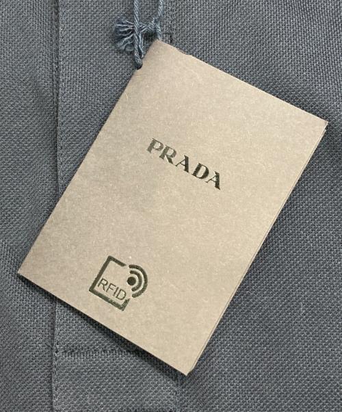 PRADA（プラダ）PRADA (プラダ) ポロシャツ ネイビー サイズ:Lの古着・服飾アイテム