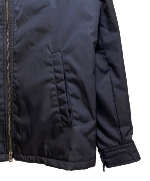 PRADA（プラダ）PRADA (プラダ) Zip up nylon jacket (ジップアップナイロンジャケット) ネイビー サイズ:44の古着・服飾アイテム