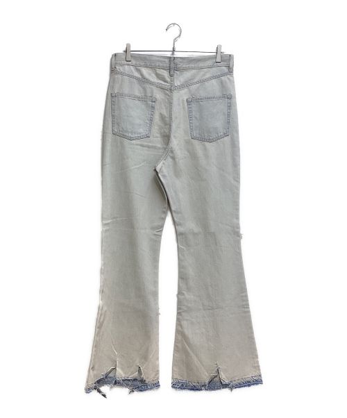 JUNYA WATANABE MAN（ジュンヤワタナベマン）JUNYA WATANABE MAN (ジュンヤワタナベマン) Men's Flared Jeans（メンズ フレア ジーンズ） ブルー サイズ:Ⅼ 未使用品の古着・服飾アイテム