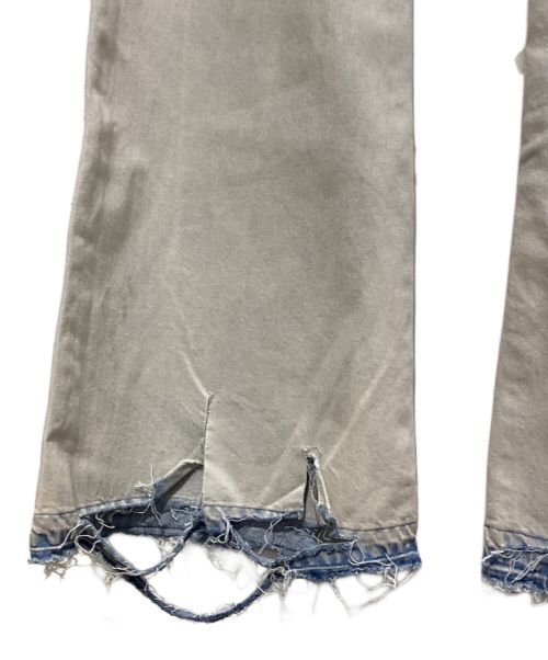 JUNYA WATANABE MAN（ジュンヤワタナベマン）JUNYA WATANABE MAN (ジュンヤワタナベマン) Men's Flared Jeans（メンズ フレア ジーンズ） ブルー サイズ:Ⅼ 未使用品の古着・服飾アイテム