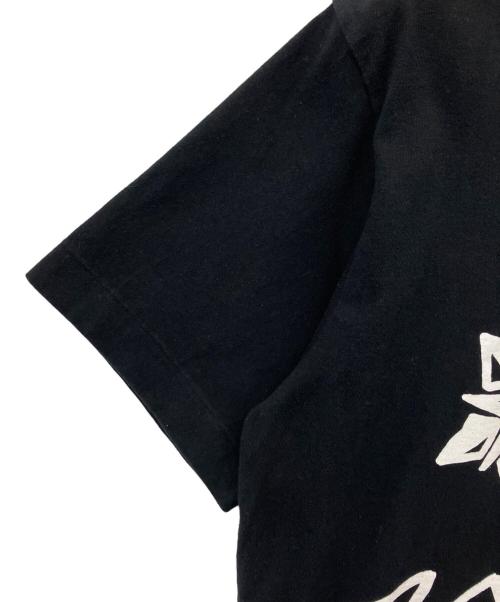 BLACK COMME des GARCONS（ブラックコムデギャルソン）BLACK COMME des GARCONS (ブラックコムデギャルソン) プリントTシャツ ブラック サイズ:XXLの古着・服飾アイテム