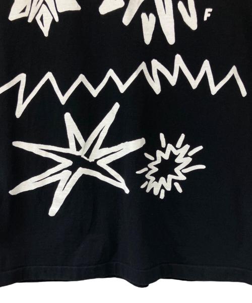 BLACK COMME des GARCONS（ブラックコムデギャルソン）BLACK COMME des GARCONS (ブラックコムデギャルソン) プリントTシャツ ブラック サイズ:XXLの古着・服飾アイテム