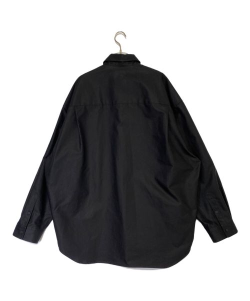 BALENCIAGA（バレンシアガ）BALENCIAGA (バレンシアガ) Cotton maxi over shirt ブラック サイズ:XSの古着・服飾アイテム