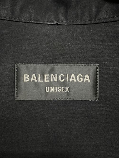 BALENCIAGA（バレンシアガ）BALENCIAGA (バレンシアガ) Cotton maxi over shirt ブラック サイズ:XSの古着・服飾アイテム