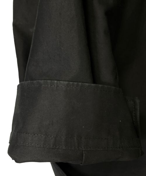 BALENCIAGA（バレンシアガ）BALENCIAGA (バレンシアガ) Cotton maxi over shirt ブラック サイズ:XSの古着・服飾アイテム