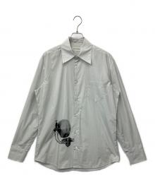 NAMACHEKO（ナマチェコ）の古着「プリントシャツ」｜グレー