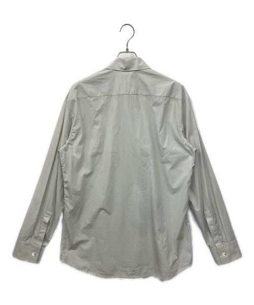 NAMACHEKO（ナマチェコ）NAMACHEKO (ナマチェコ) プリントシャツ グレー サイズ:Mの古着・服飾アイテム