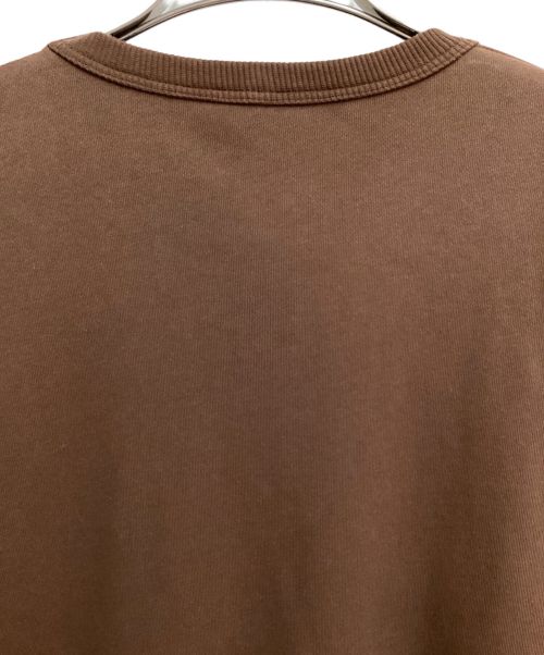 CELINE（セリーヌ）CELINE (セリーヌ) 23AW Logo design sweat shirt (ロゴデザインスウェット) ブラウン サイズ:Sの古着・服飾アイテム