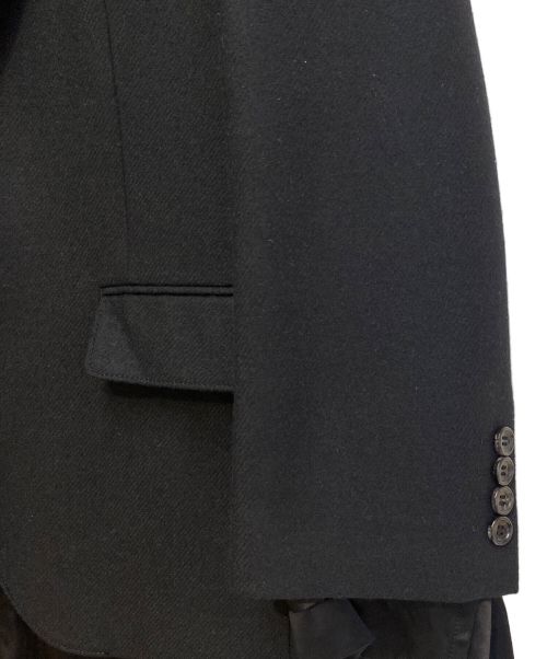 JUNYA WATANABE COMME des GARCONS（ジュンヤワタナベ コムデギャルソン）JUNYA WATANABE COMME des GARCONS ((ジュンヤワタナベ コムデギャルソン) Tailored Docking Coat (テーラードドッキングコート) ブラック サイズ:Sの古着・服飾アイテム