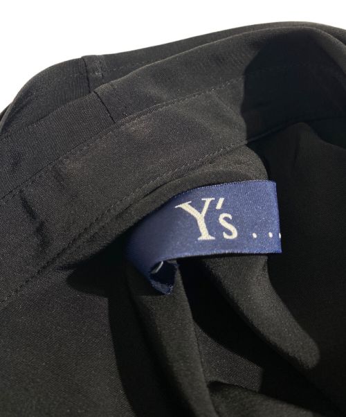 Y's（ワイズ）Y's (ワイズ) ボウタイブラウス ブラック サイズ:2の古着・服飾アイテム