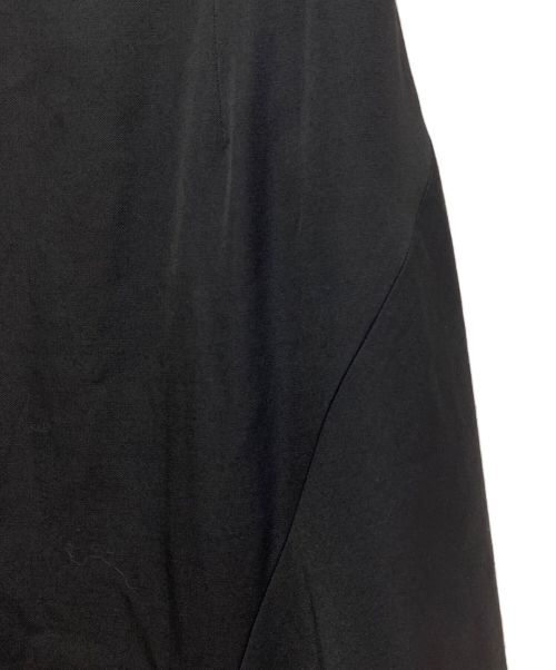 Y's（ワイズ）Y's (ワイズ) WOOL GABARDINE PANEL FLARE SKIRT(ウールギャバジンパネルフレアスカート) ブラック サイズ:2の古着・服飾アイテム