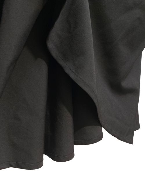 Y's（ワイズ）Y's (ワイズ) WOOL GABARDINE PANEL FLARE SKIRT(ウールギャバジンパネルフレアスカート) ブラック サイズ:2の古着・服飾アイテム