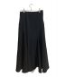 Y's (ワイズ) WOOL GABARDINE PANEL FLARE SKIRT(ウールギャバジンパネルフレアスカート) ブラック サイズ:2：38000円