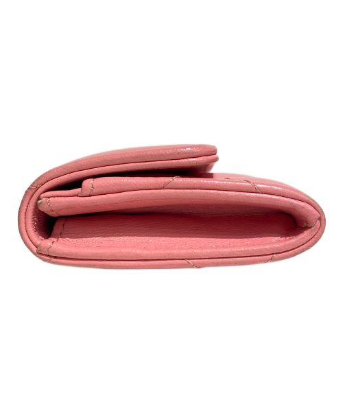 CHANEL（シャネル）CHANEL (シャネル) 19(ナインティーン) フラップカードホルダー ピンク サイズ:-の古着・服飾アイテム