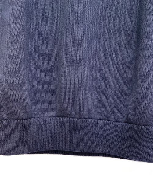 Dior（ディオール）Dior (ディオール) OBLIQUE crew neck knit（オブリーククルーネックニット） ネイビー サイズ:Mの古着・服飾アイテム